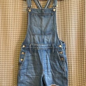 Madewell short overalls
